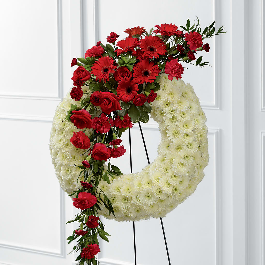 Graceful Tribute Wreath – DANI' SWEET DELIGHTS, Las Vegas NV