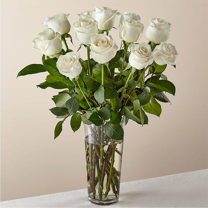 Long Stem White Rose Bouquet – DANI' SWEET DELIGHTS, Las Vegas NV
