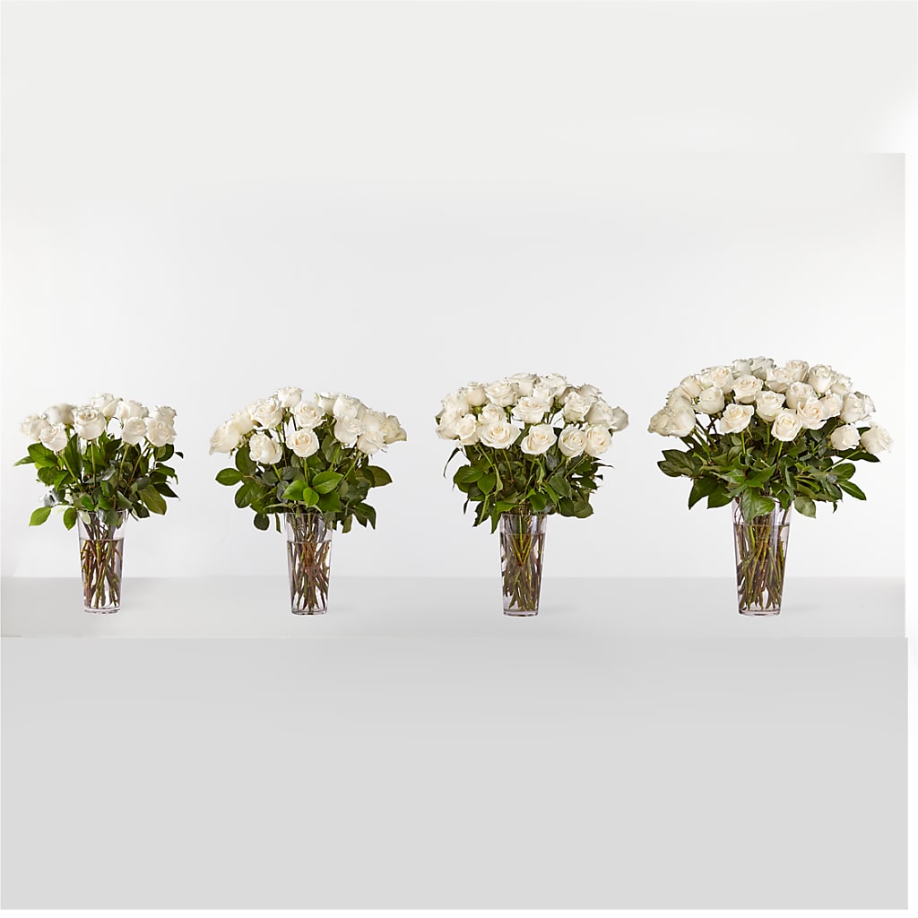 Long Stem White Rose Bouquet – DANI' SWEET DELIGHTS, Las Vegas NV
