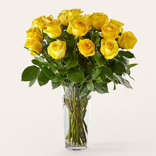 Long Stem Yellow Rose Bouquet – DANI' SWEET DELIGHTS, Las Vegas NV