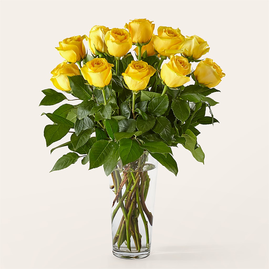 Long Stem Yellow Rose Bouquet – DANI' SWEET DELIGHTS, Las Vegas NV
