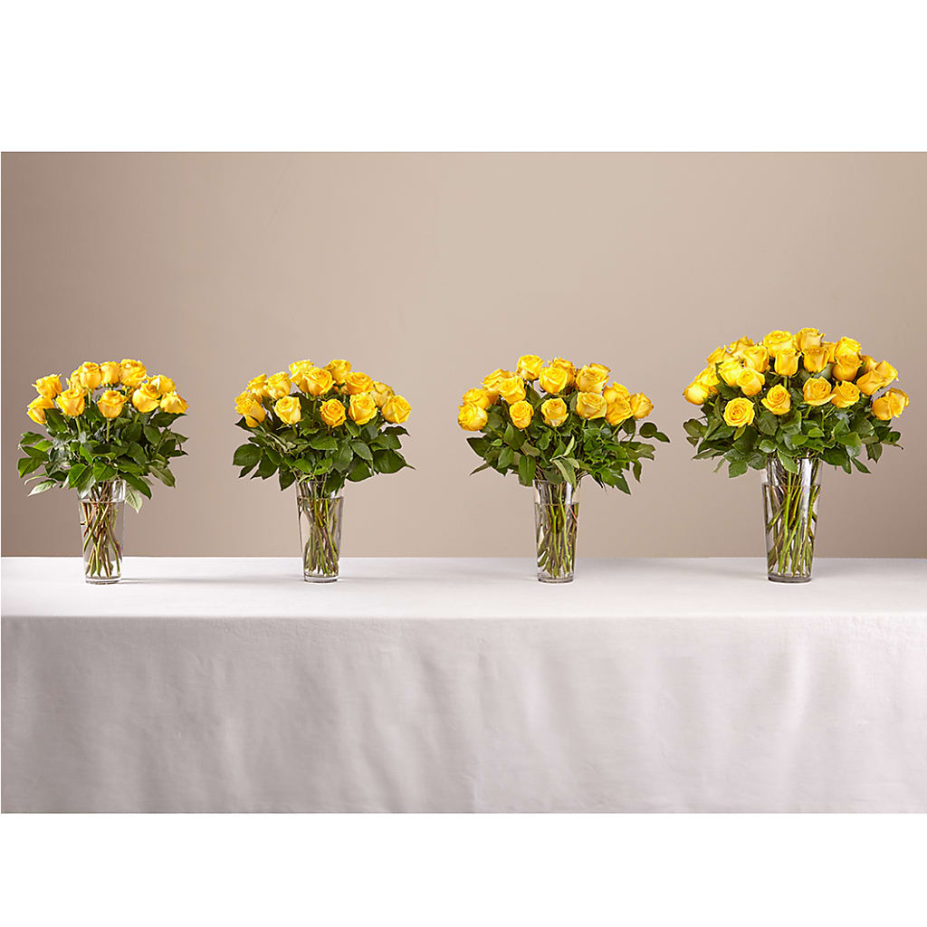 Long Stem Yellow Rose Bouquet – DANI' SWEET DELIGHTS, Las Vegas NV