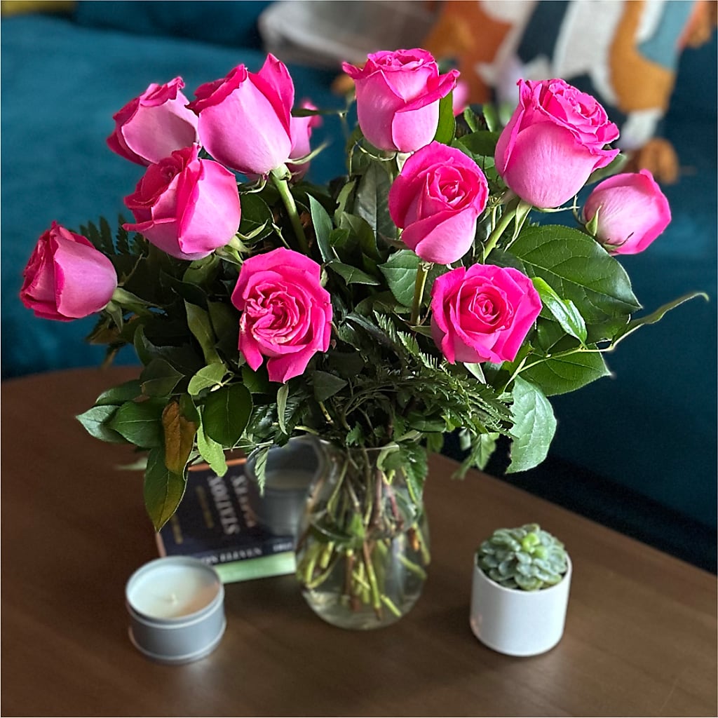 Long Stem Pink Rose Bouquet – DANI' SWEET DELIGHTS, Las Vegas NV
