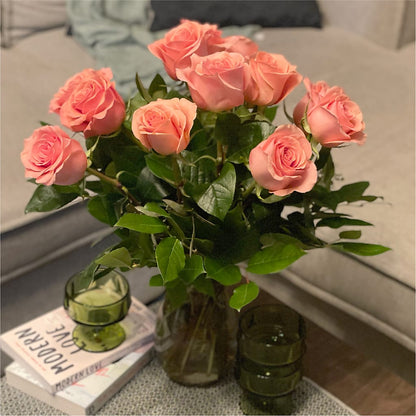 Long Stem Pink Rose Bouquet – DANI' SWEET DELIGHTS, Las Vegas NV