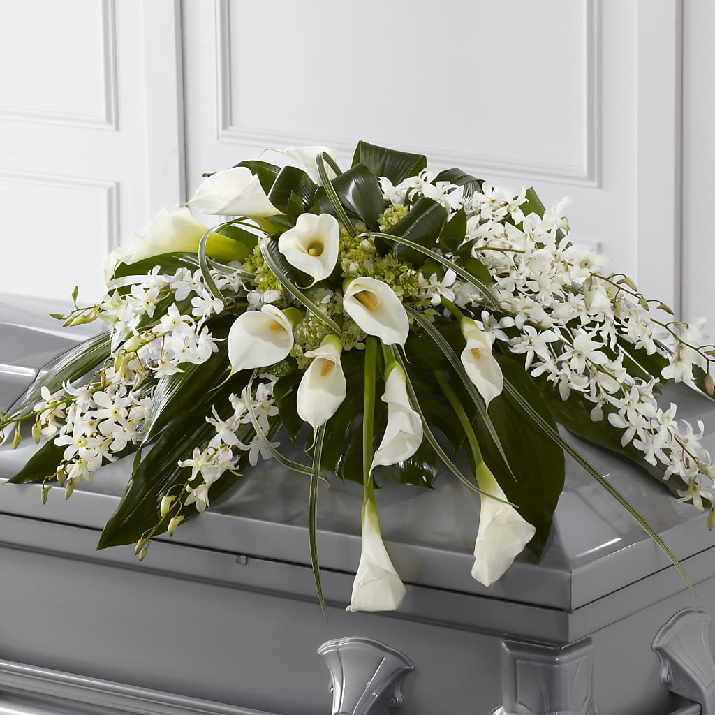 Angel Wings Casket Spray – DANI' SWEET DELIGHTS, Las Vegas NV