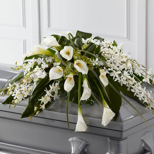 Angel Wings Casket Spray – DANI' SWEET DELIGHTS, Las Vegas NV