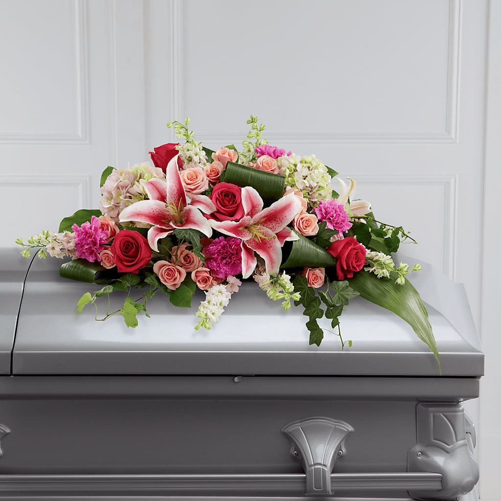Splendid Grace Casket Spray – DANI' SWEET DELIGHTS, Las Vegas NV