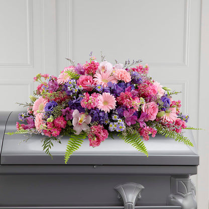 Glorious Garden Casket Spray – DANI' SWEET DELIGHTS, Las Vegas NV