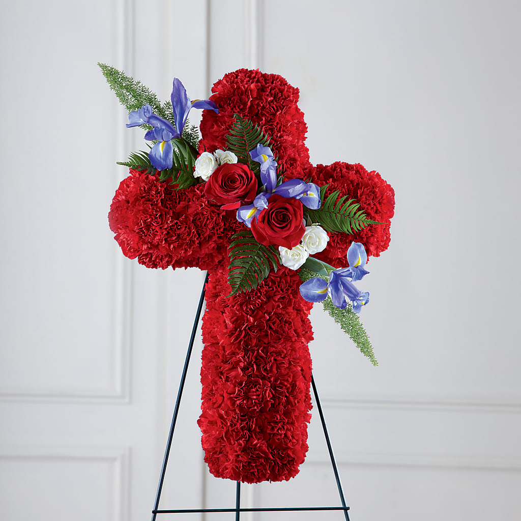 Faithful Hero Floral Cross – DANI' SWEET DELIGHTS, Las Vegas NV