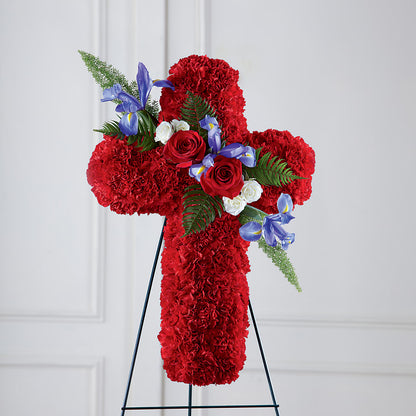 Faithful Hero Floral Cross – DANI' SWEET DELIGHTS, Las Vegas NV