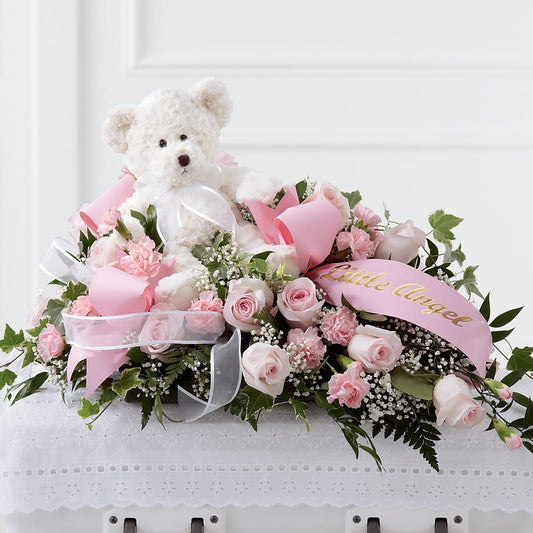 Touch of Sympathy Casket Spray – DANI' SWEET DELIGHTS, Las Vegas NV