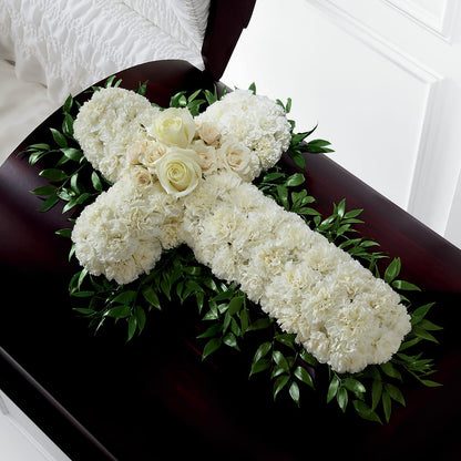 Peaceful Memories Casket Spray (Standard) – DANI' SWEET DELIGHTS, Las Vegas NV