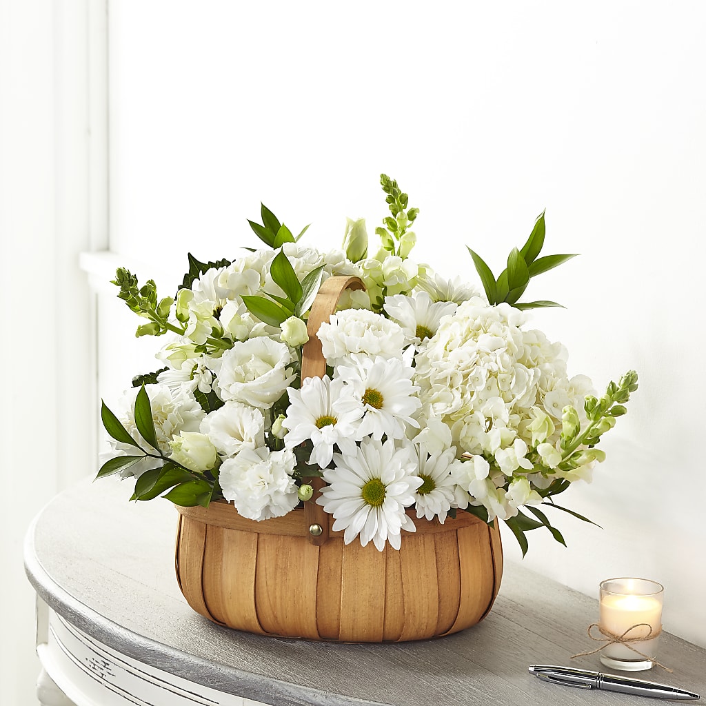 Pure Ivory Basket – DANI' SWEET DELIGHTS, Las Vegas NV