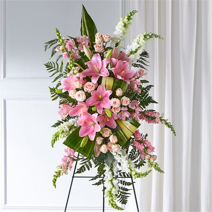 Elegant Embrace Standing Spray – DANI' SWEET DELIGHTS, Las Vegas NV
