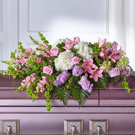 Life's Gratitude Casket Spray – DANI' SWEET DELIGHTS, Las Vegas NV