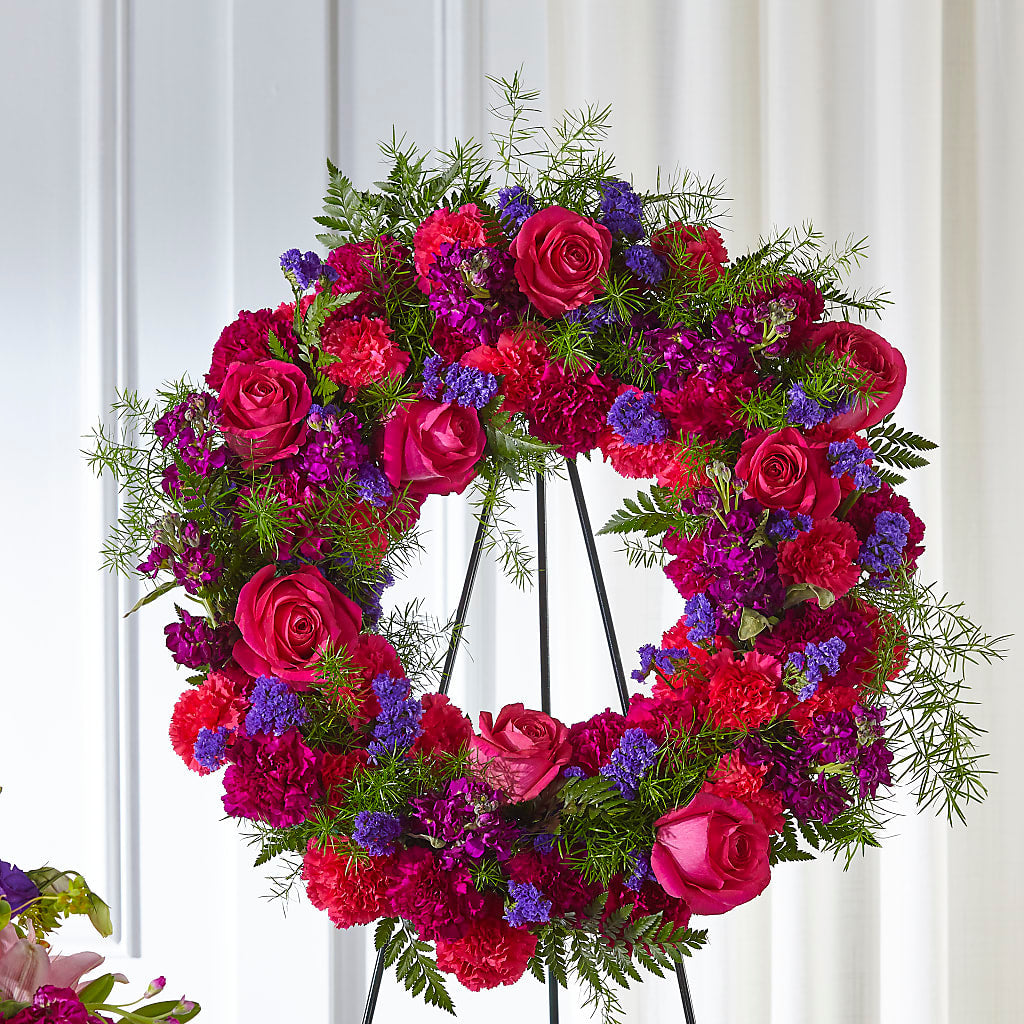 Calming Colors Wreath – DANI' SWEET DELIGHTS, Las Vegas NV