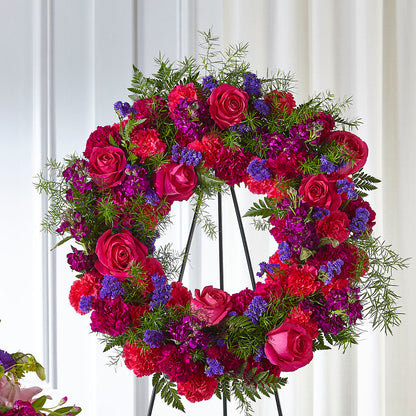 Calming Colors Wreath – DANI' SWEET DELIGHTS, Las Vegas NV