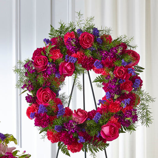Calming Colors Wreath – DANI' SWEET DELIGHTS, Las Vegas NV