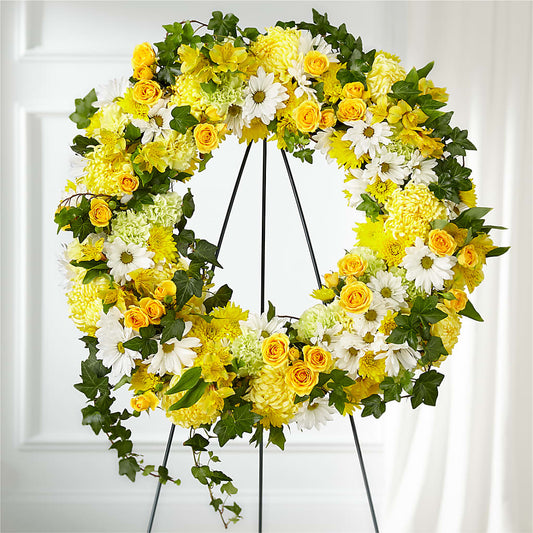 Golden Remembrance Wreath – DANI' SWEET DELIGHTS, Las Vegas NV