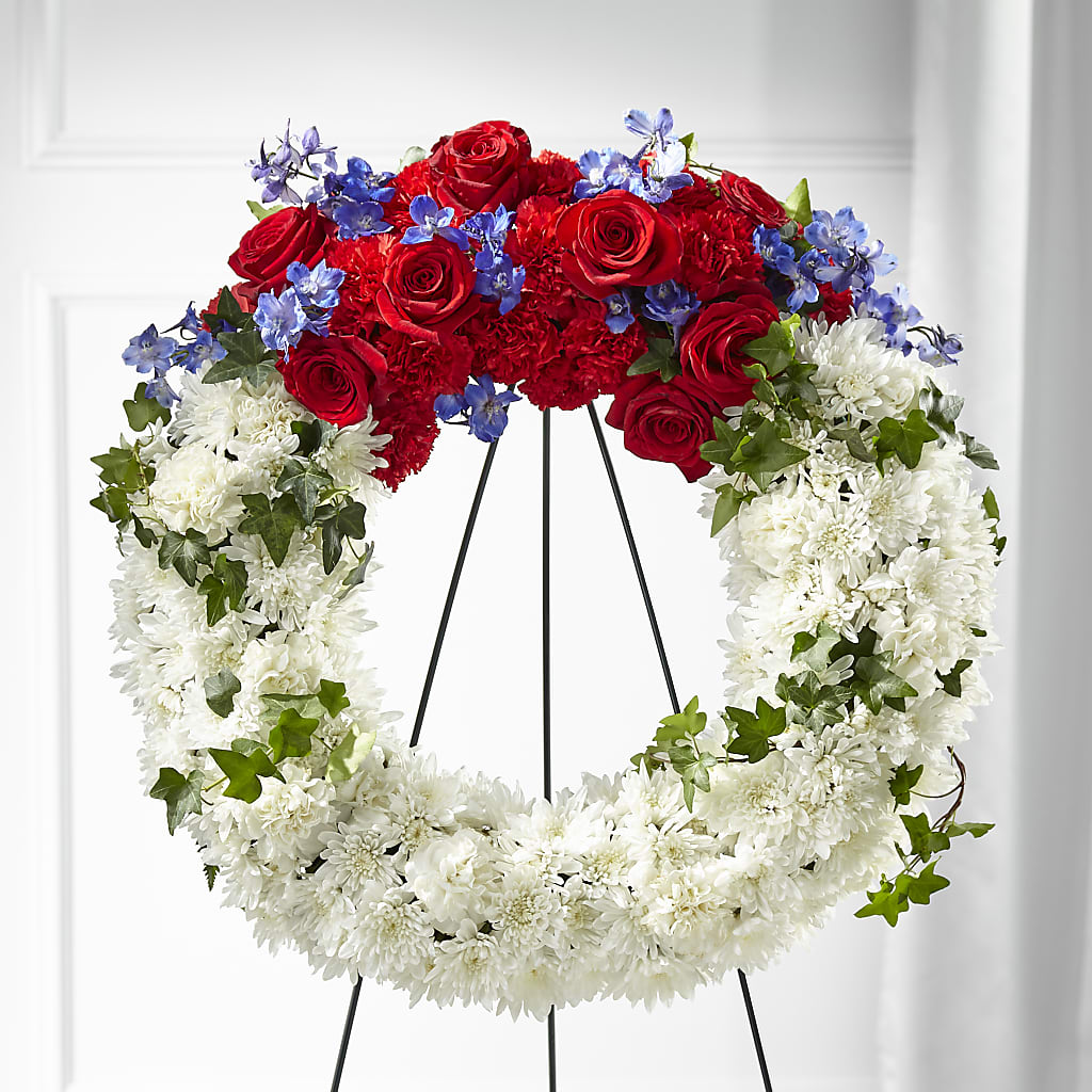 Patriotic Passion Wreath – DANI' SWEET DELIGHTS, Las Vegas NV