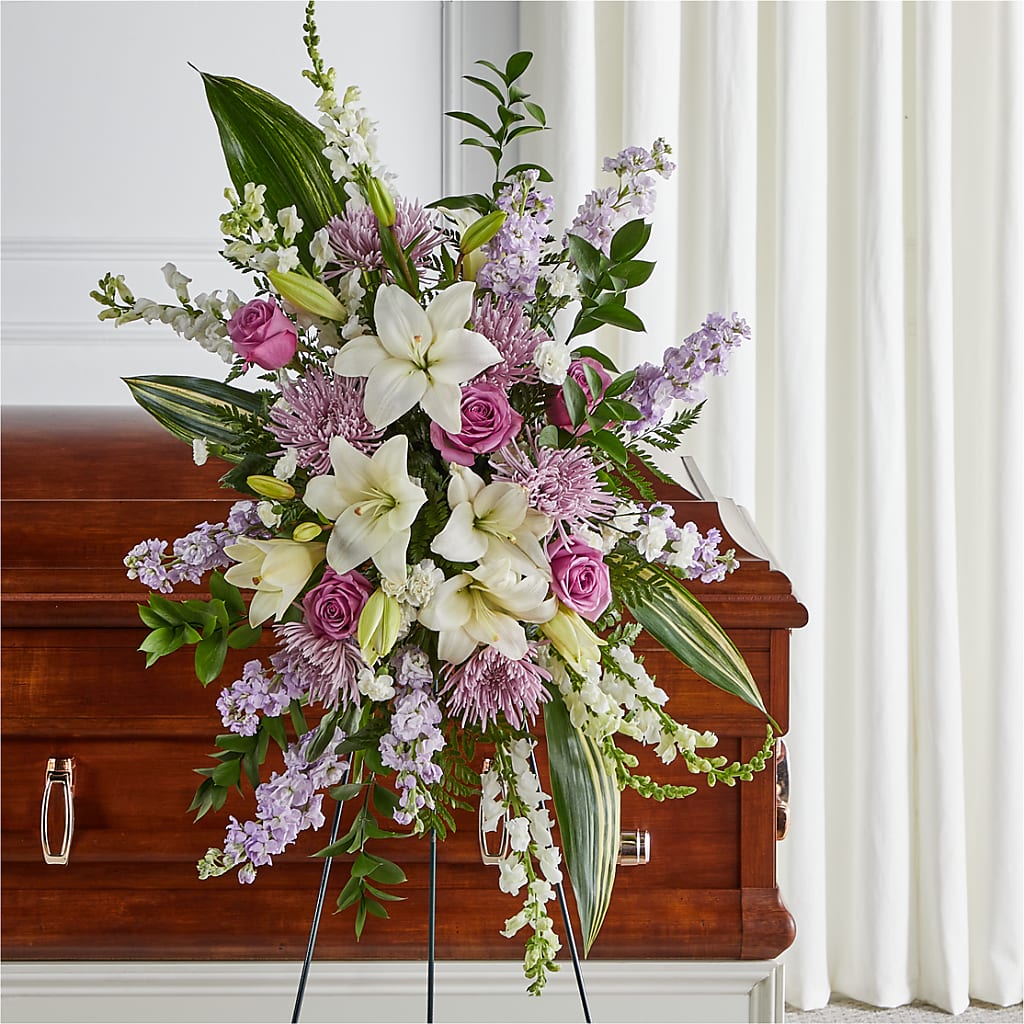 Grateful Hearts Standing Spray – DANI' SWEET DELIGHTS, Las Vegas NV