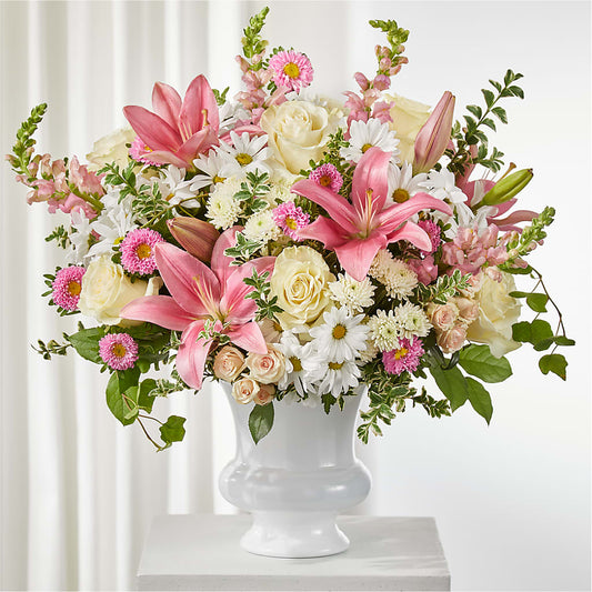 Empathetic Blooms Urn Arrangement – DANI' SWEET DELIGHTS, Las Vegas NV
