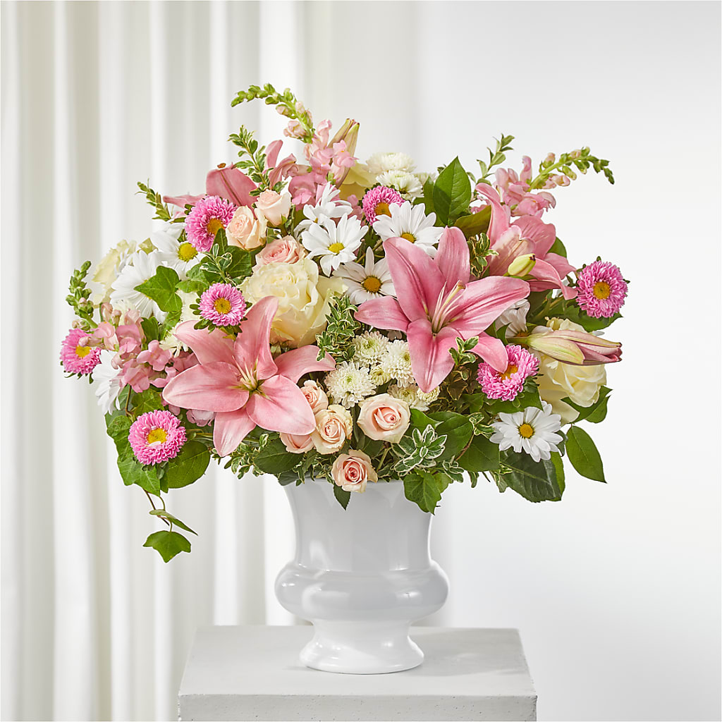 Empathetic Blooms Urn Arrangement – DANI' SWEET DELIGHTS, Las Vegas NV