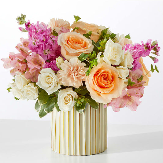 Paradise Bouquet with Ivory Vase – DANI' SWEET DELIGHTS, Las Vegas NV