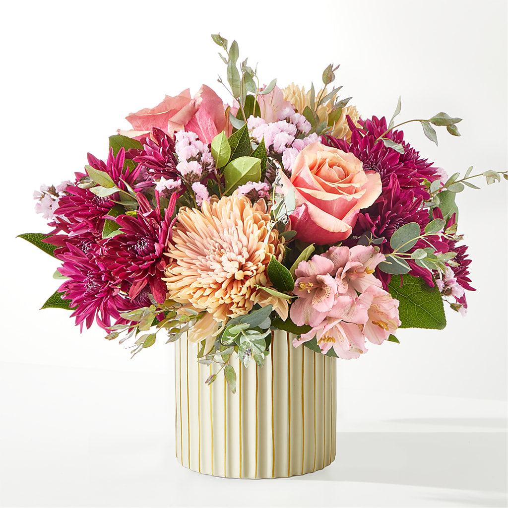 Berry Cobbler Bouquet with Ivory Vase – DANI' SWEET DELIGHTS, Las Vegas NV