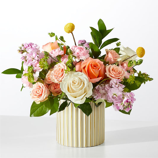 French Market Bouquet with Ivory Vase – DANI' SWEET DELIGHTS, Las Vegas NV