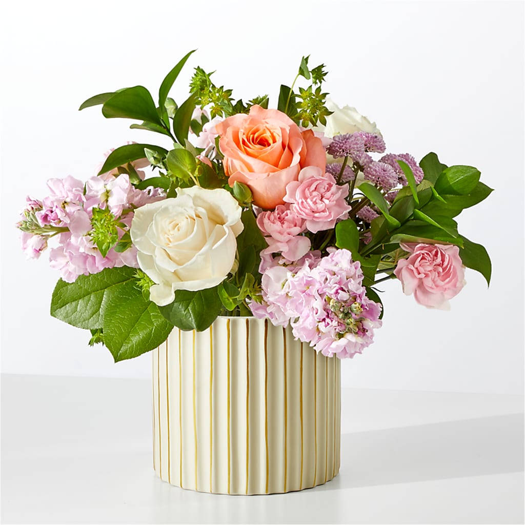 French Market Bouquet with Ivory Vase – DANI' SWEET DELIGHTS, Las Vegas NV