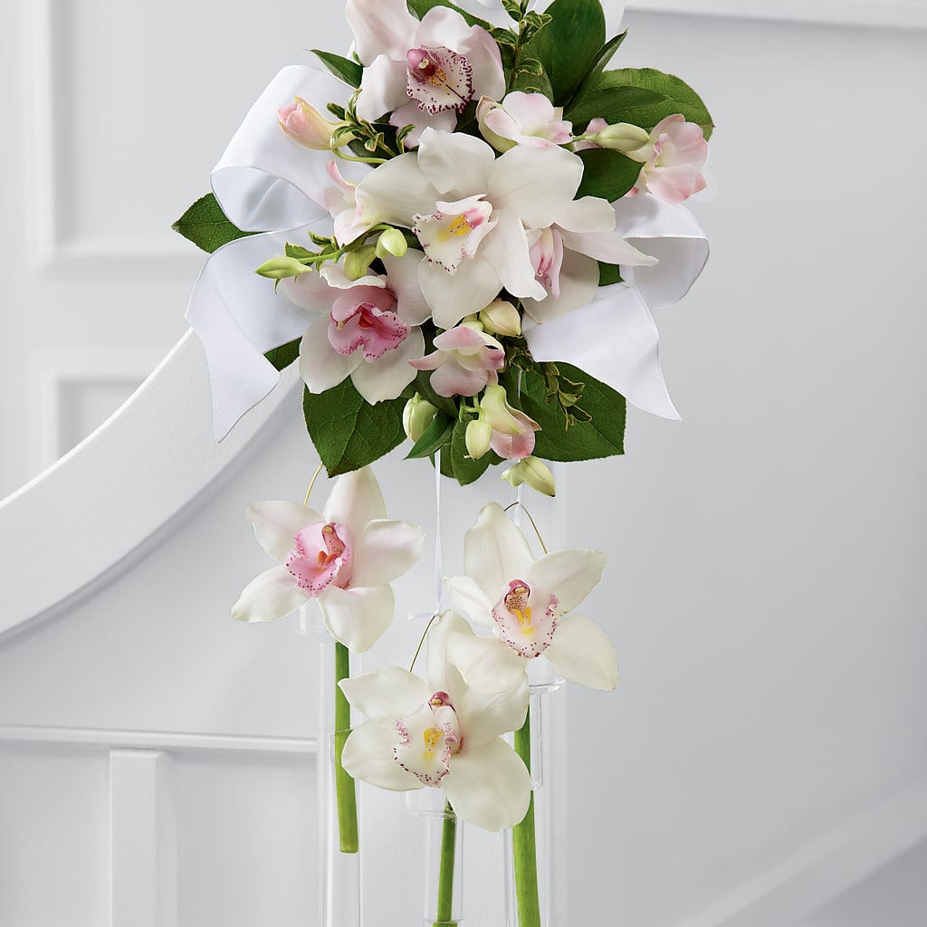 Perfect Entrance Pew Arrangement – DANI' SWEET DELIGHTS, Las Vegas NV
