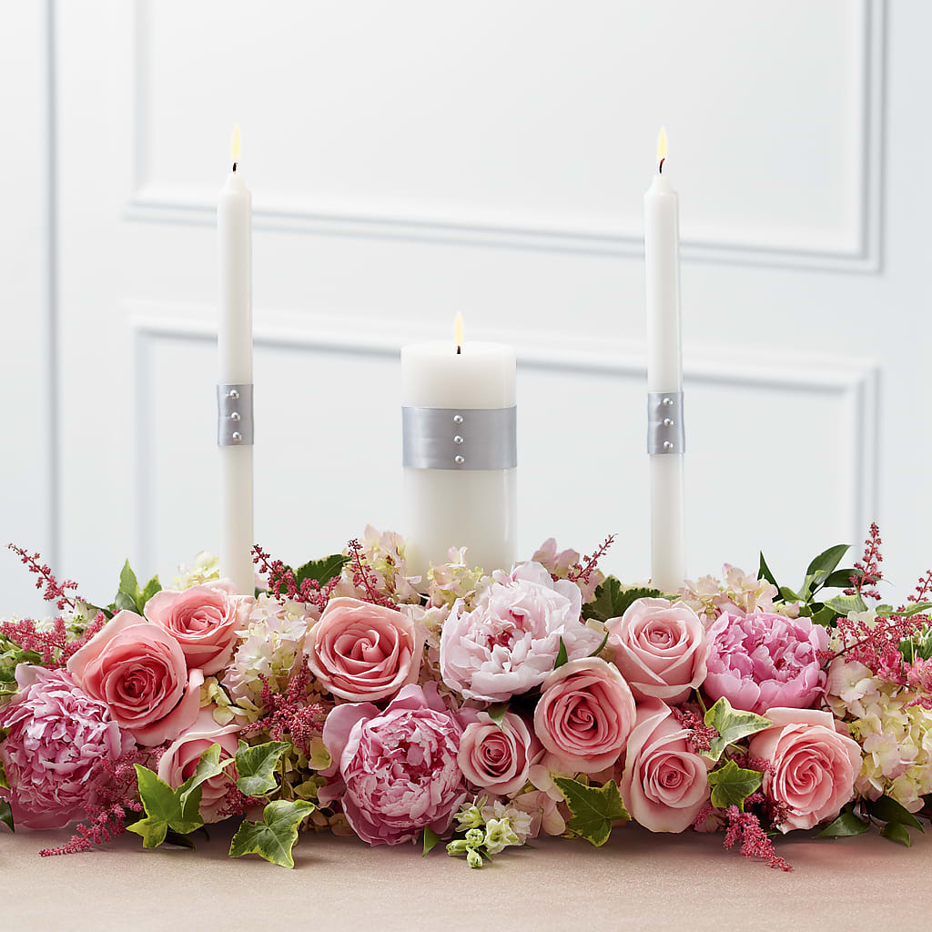 Worldwide Romance Unity Candle Arrangement – DANI' SWEET DELIGHTS, Las Vegas NV