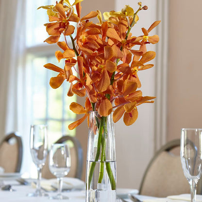 Orange Mokara Bud Vase – DANI' SWEET DELIGHTS, Las Vegas NV