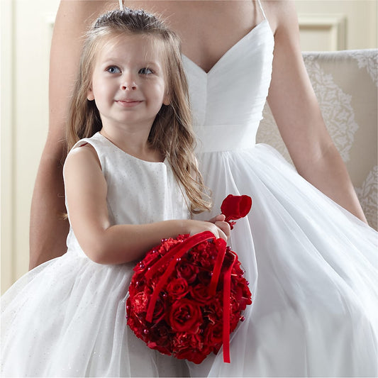 Pure at Heart Flower Girl Arrangement – DANI' SWEET DELIGHTS, Las Vegas NV